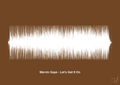 plakat: marvin gaye - let's get it on - dark brown-Soundwave-A1two3