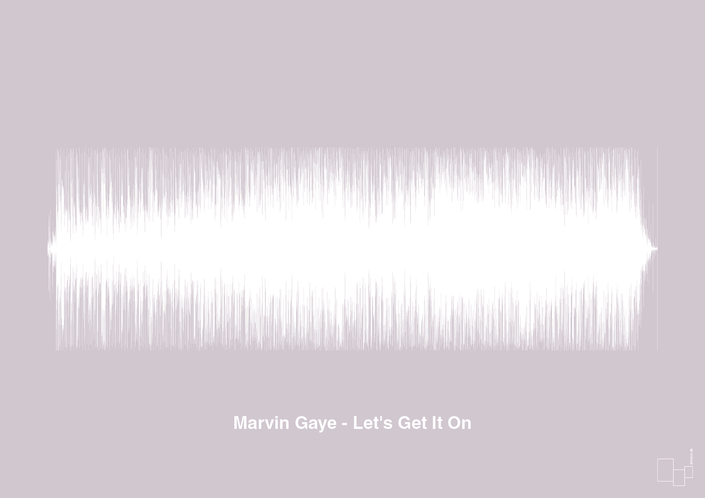 plakat: marvin gaye - let's get it on - dusty lilac-Soundwave-A1two3