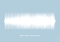 plakat: marvin gaye - let's get it on - heavenly blue-Soundwave-A1two3