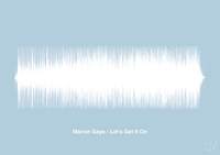 plakat: marvin gaye - let's get it on