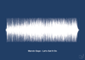 plakat: marvin gaye - let's get it on - lapis blue-Soundwave-A1two3