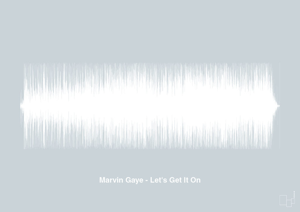plakat: marvin gaye - let's get it on - light drizzle-Soundwave-A1two3