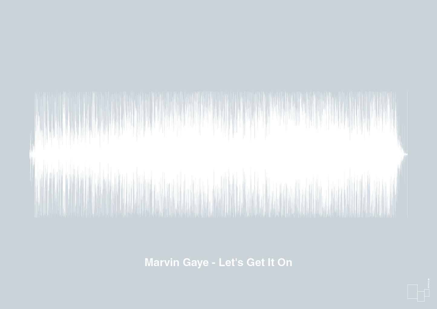 plakat: marvin gaye - let's get it on - light drizzle-Soundwave-A1two3