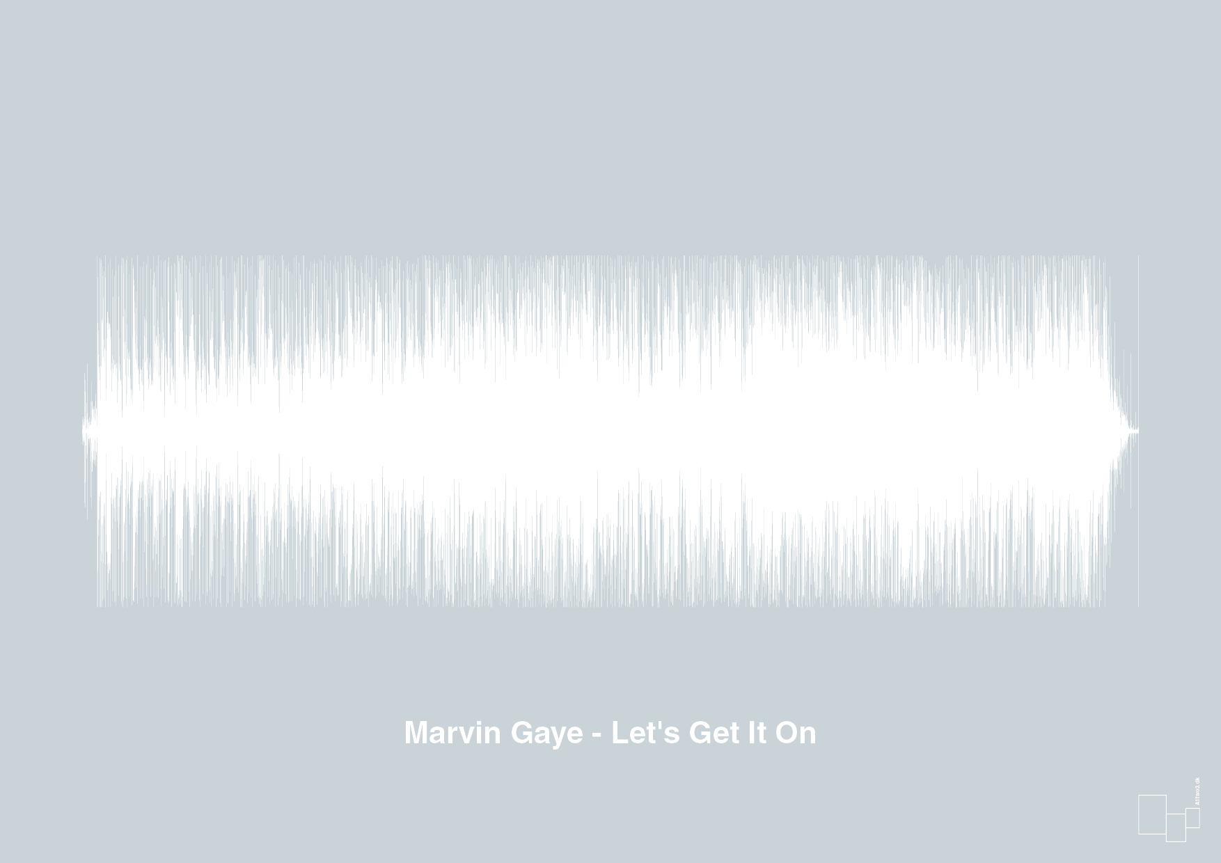 plakat: marvin gaye - let's get it on - light drizzle-Soundwave-A1two3