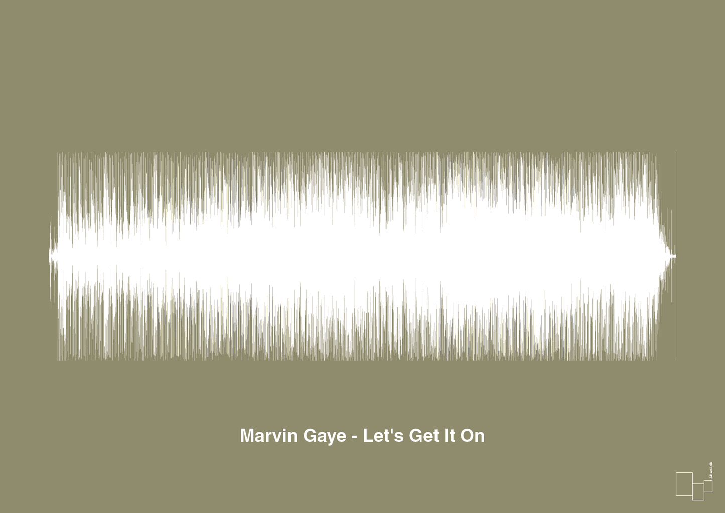 plakat: marvin gaye - let's get it on - misty forrest-Soundwave-A1two3