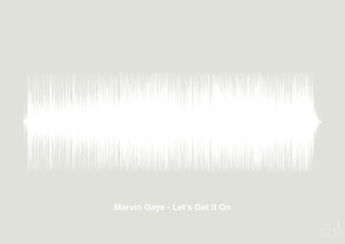 plakat: marvin gaye - let's get it on - painters white-Soundwave-A1two3