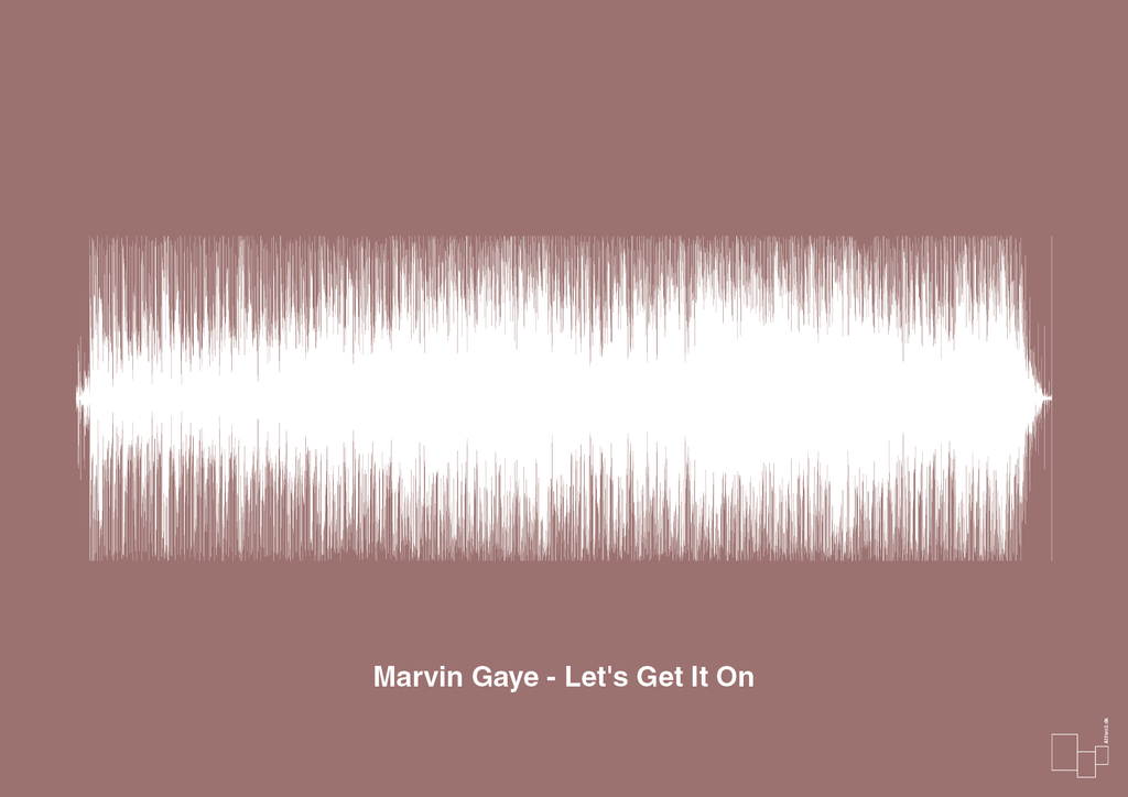 plakat: marvin gaye - let's get it on - plum-Soundwave-A1two3