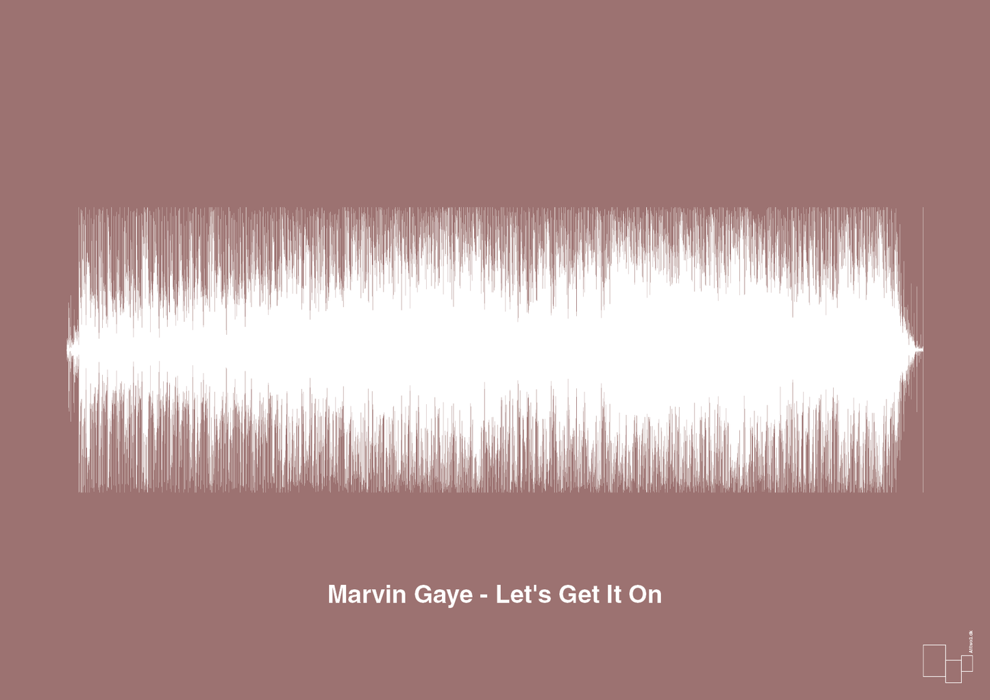 plakat: marvin gaye - let's get it on - plum-Soundwave-A1two3