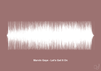 plakat: marvin gaye - let's get it on