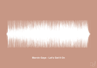 plakat: marvin gaye - let's get it on