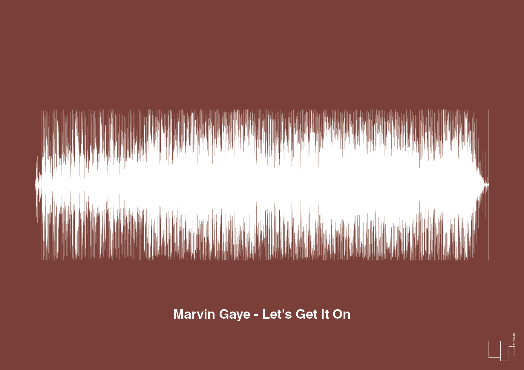 plakat: marvin gaye - let's get it on - red pepper-Soundwave-A1two3