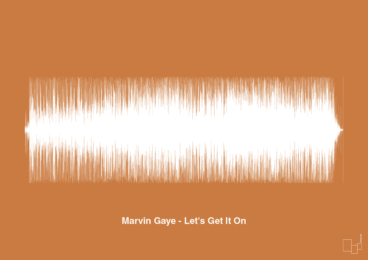 plakat: marvin gaye - let's get it on - rumba orange-Soundwave-A1two3