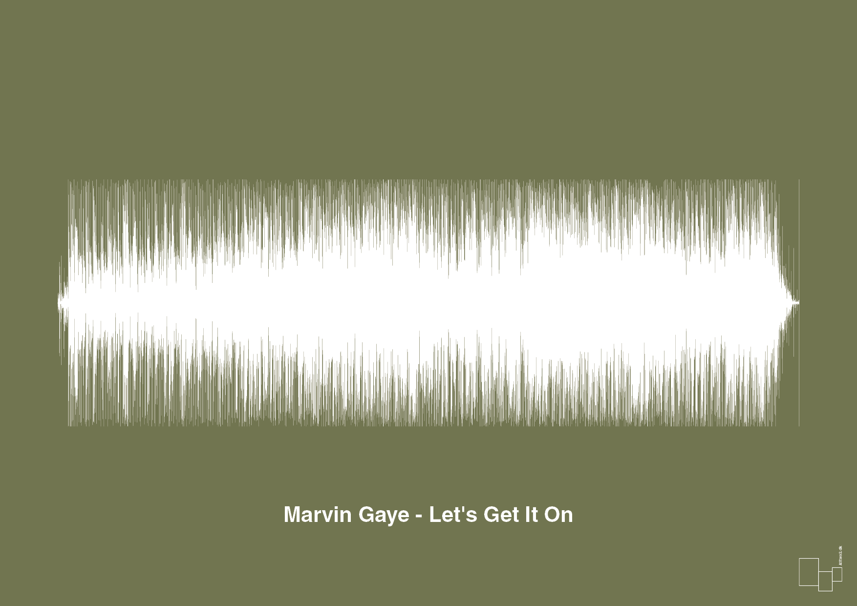 plakat: marvin gaye - let's get it on - secret meadow-Soundwave-A1two3