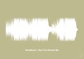 plakat: nickelback - how you remind me - back to nature-Soundwave-A1two3
