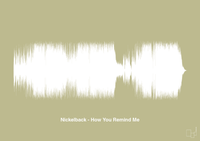 plakat: nickelback - how you remind me