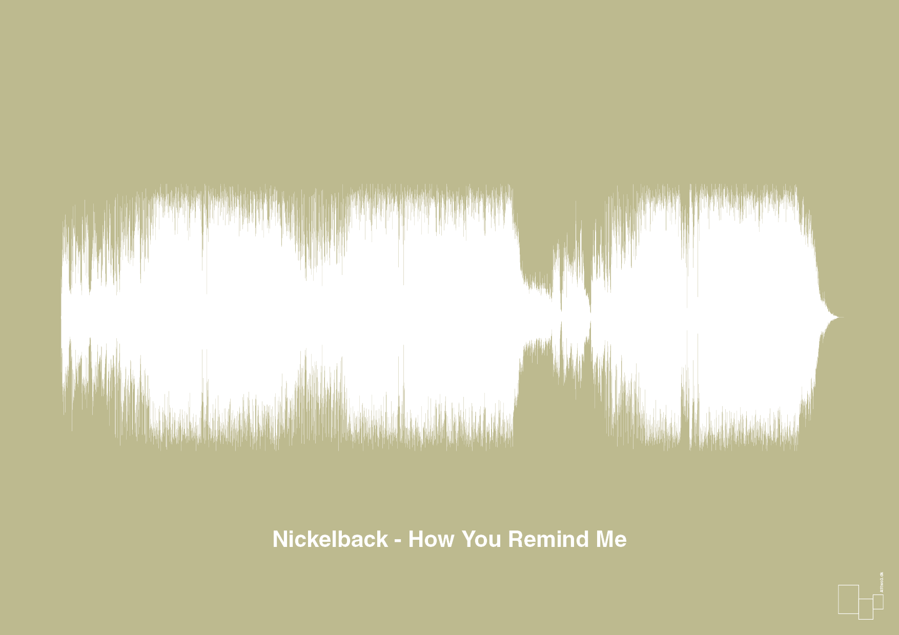 plakat: nickelback - how you remind me - back to nature-Soundwave-A1two3