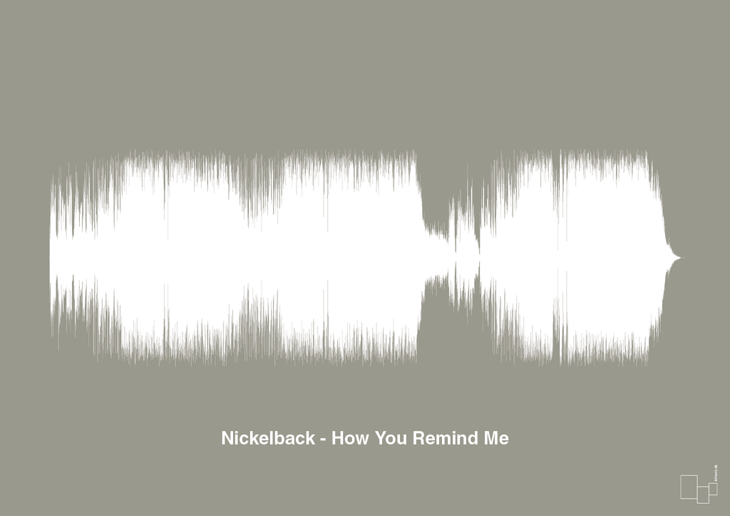 plakat: nickelback - how you remind me - battleship gray-Soundwave-A1two3