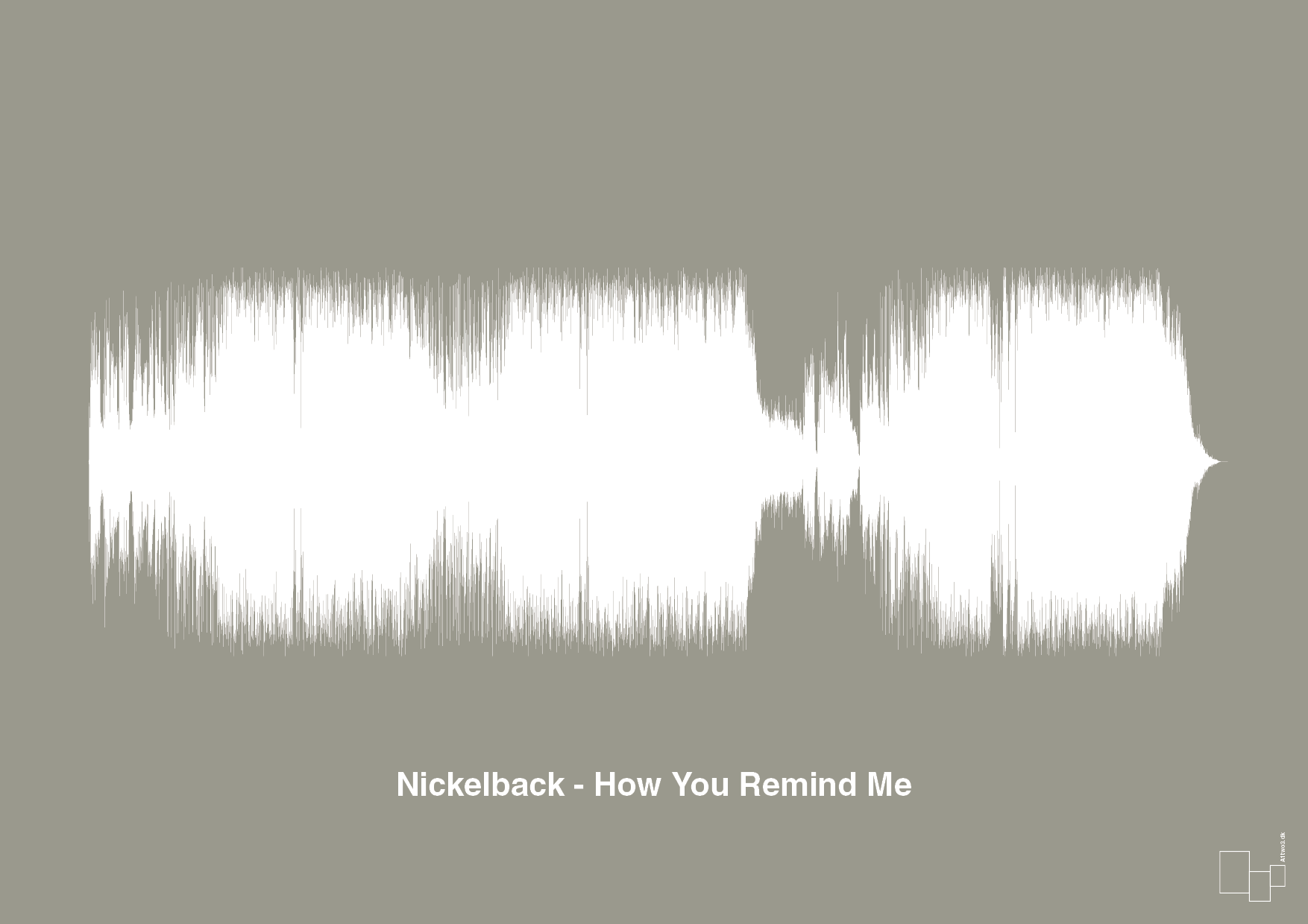 plakat: nickelback - how you remind me - battleship gray-Soundwave-A1two3