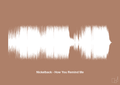 plakat: nickelback - how you remind me - cider spice-Soundwave-A1two3