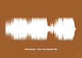 plakat: nickelback - how you remind me - cognac-Soundwave-A1two3