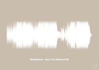 plakat: nickelback - how you remind me