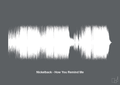 plakat: nickelback - how you remind me - graphic charcoal-Soundwave-A1two3