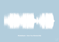 plakat: nickelback - how you remind me - heavenly blue-Soundwave-A1two3
