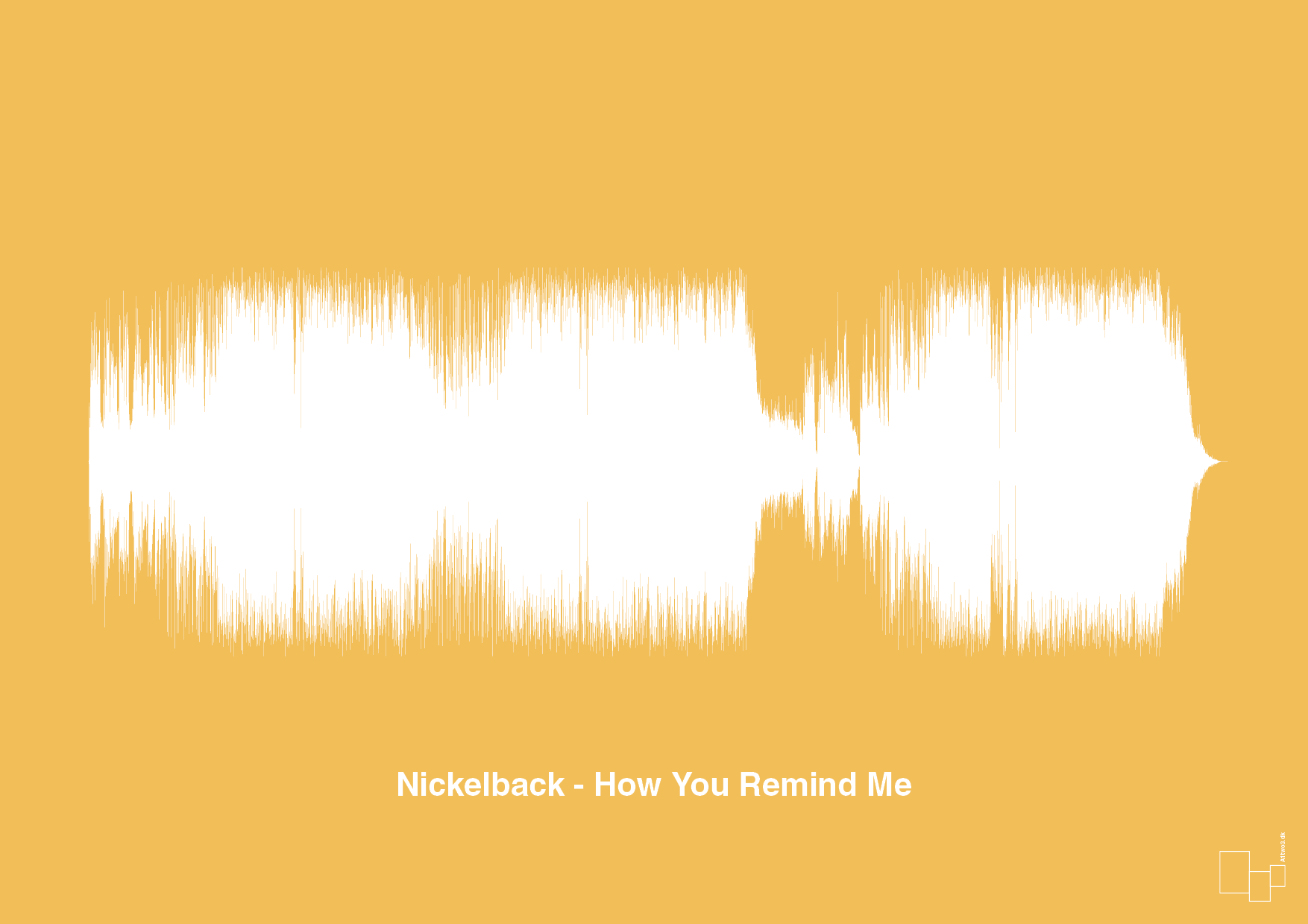 plakat: nickelback - how you remind me - honeycomb-Soundwave-A1two3
