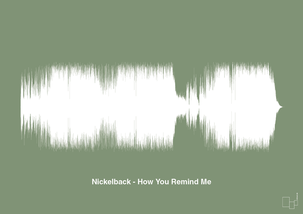 plakat: nickelback - how you remind me - jade-Soundwave-A1two3
