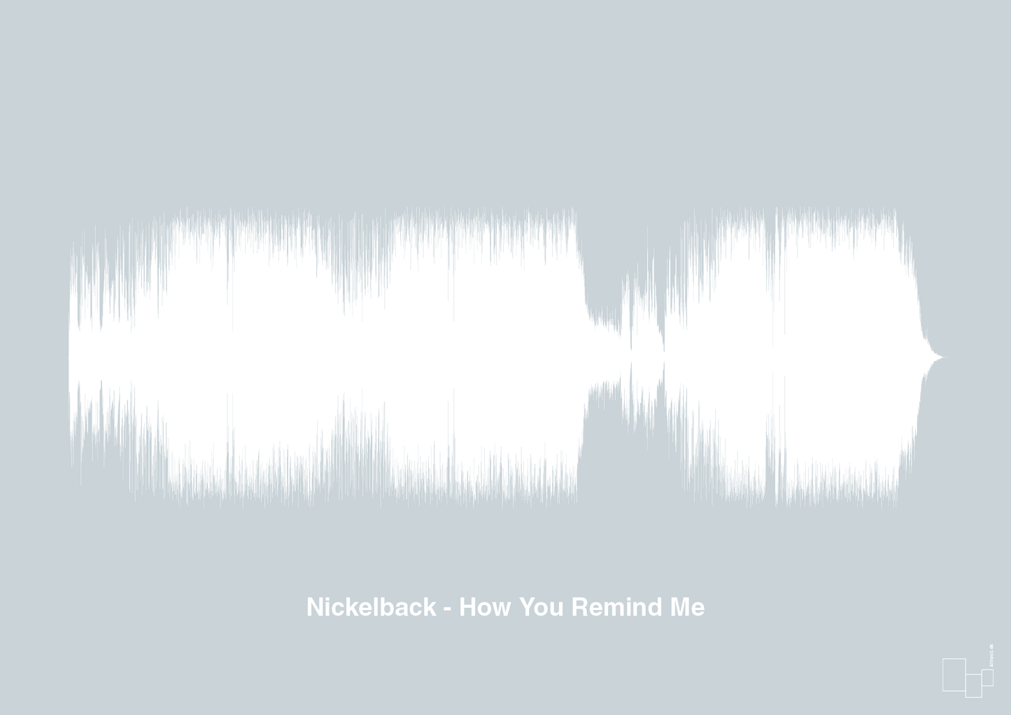 plakat: nickelback - how you remind me - light drizzle-Soundwave-A1two3