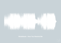 plakat: nickelback - how you remind me