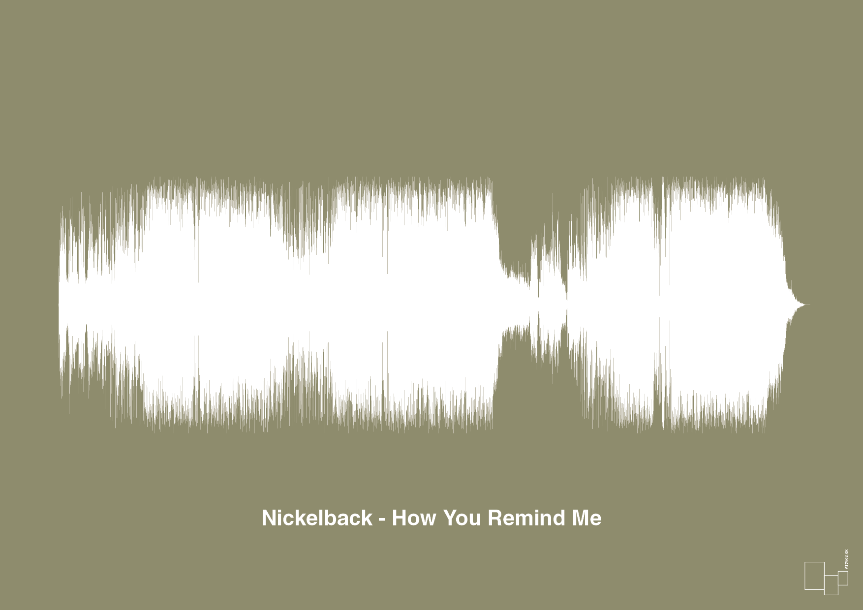 plakat: nickelback - how you remind me - misty forrest-Soundwave-A1two3