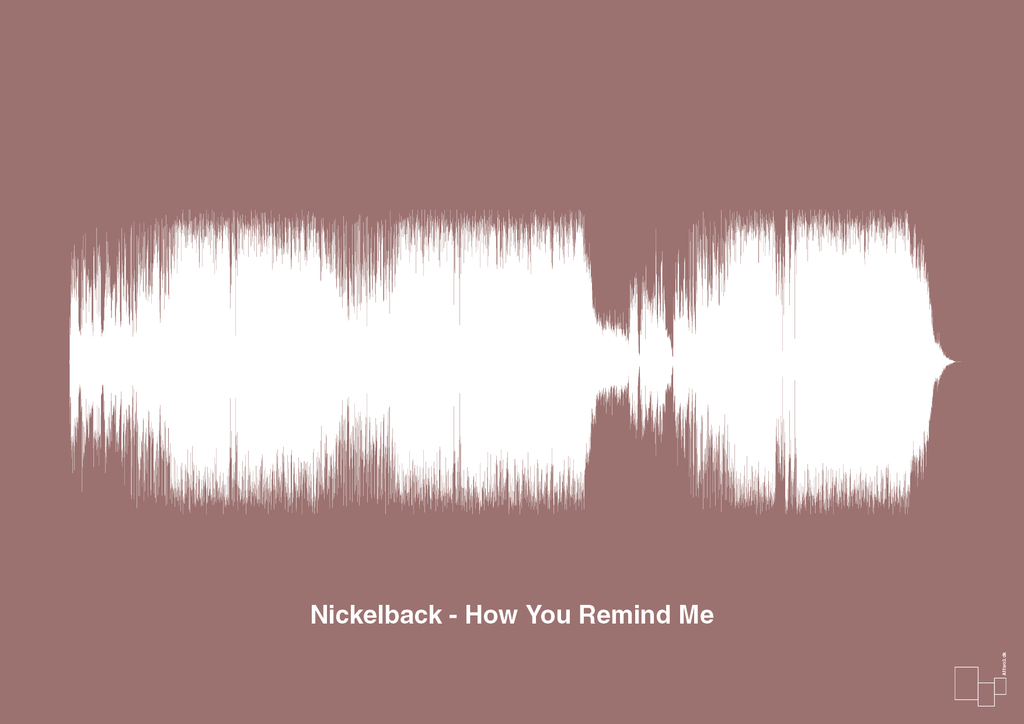 plakat: nickelback - how you remind me - plum-Soundwave-A1two3