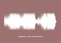 plakat: nickelback - how you remind me