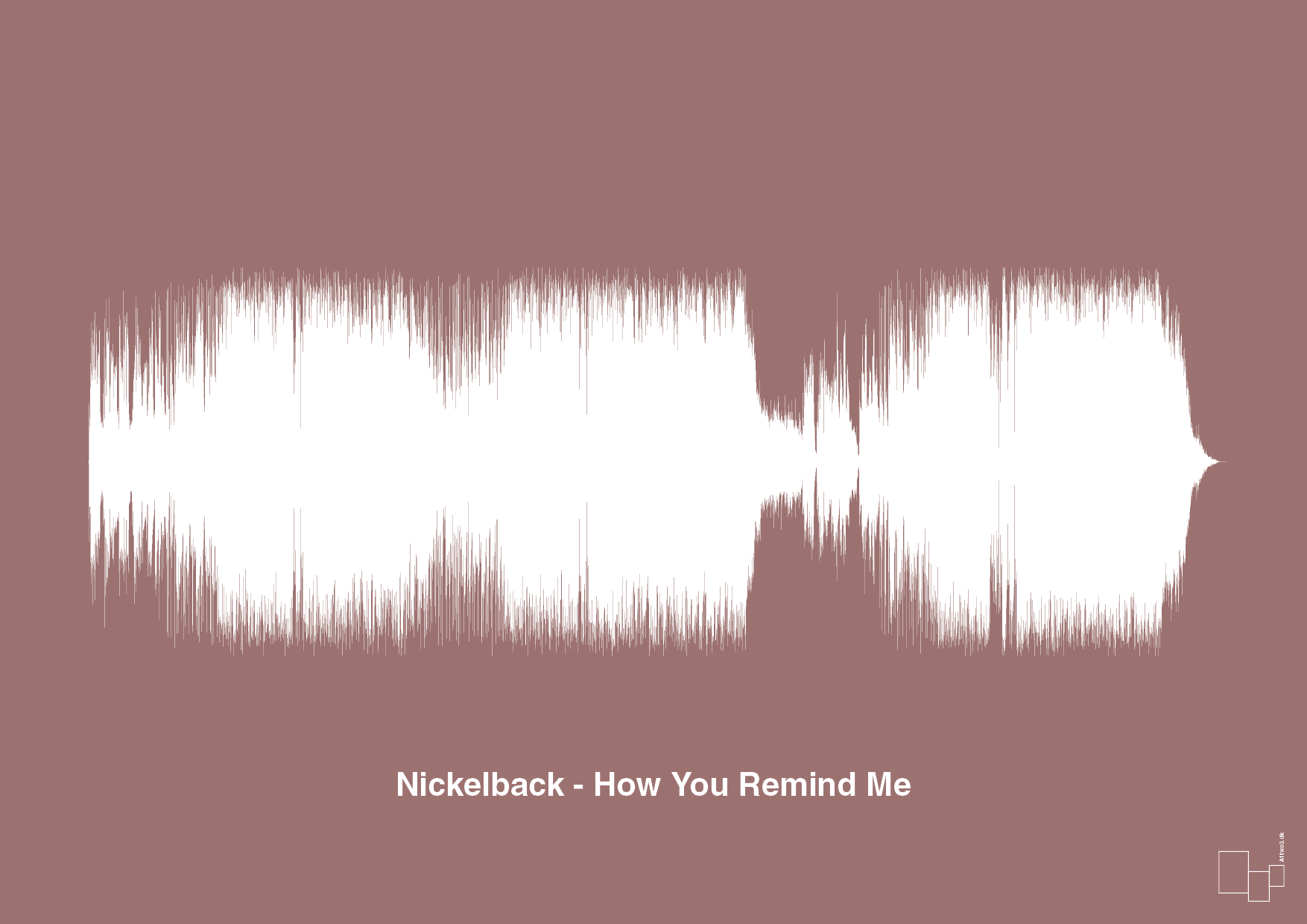 plakat: nickelback - how you remind me - plum-Soundwave-A1two3