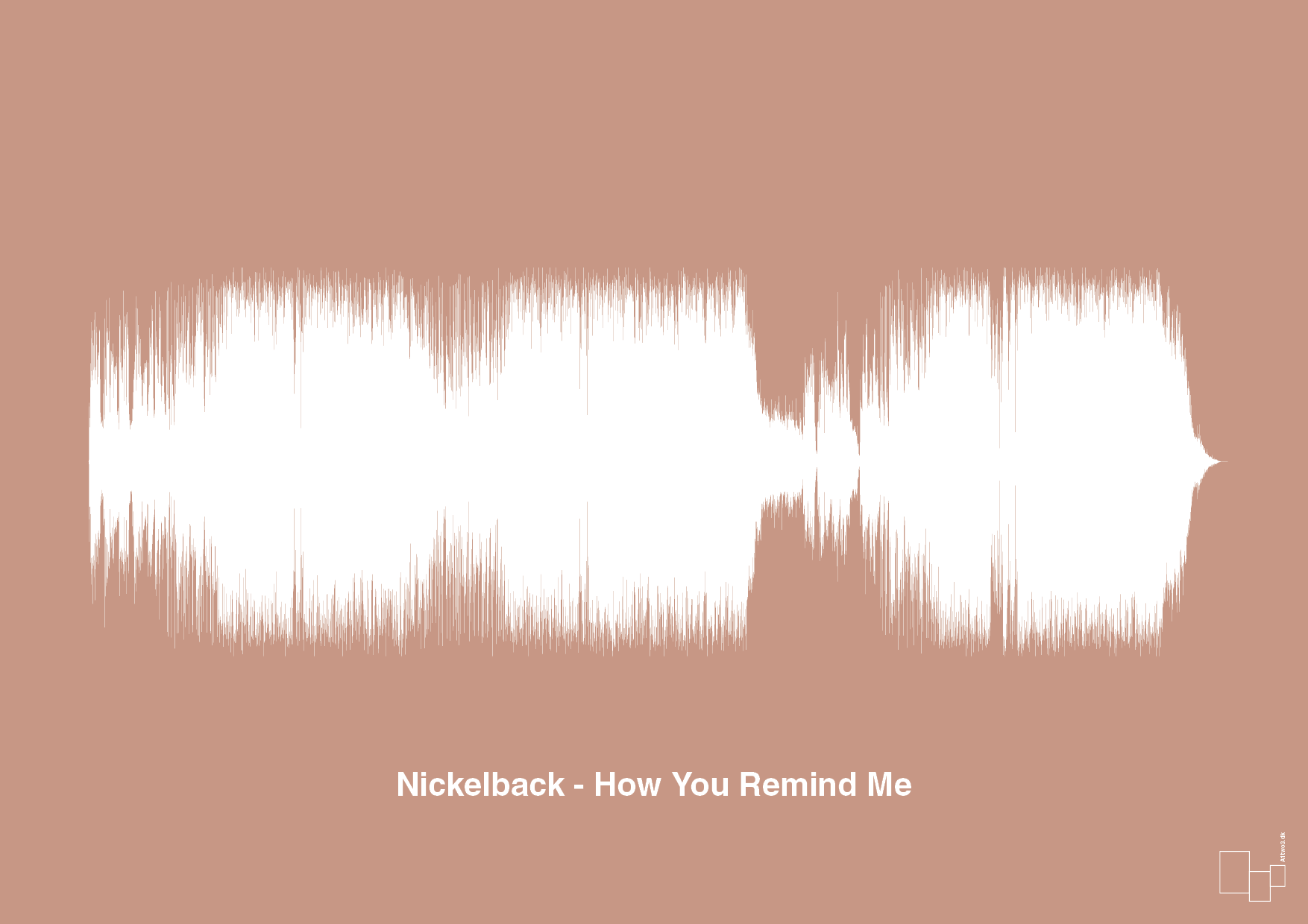 plakat: nickelback - how you remind me - powder-Soundwave-A1two3