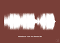 plakat: nickelback - how you remind me - red pepper-Soundwave-A1two3