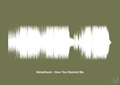 plakat: nickelback - how you remind me - secret meadow-Soundwave-A1two3