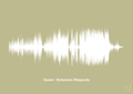 plakat: queen - bohemian rhapsody - back to nature-Soundwave-A1two3