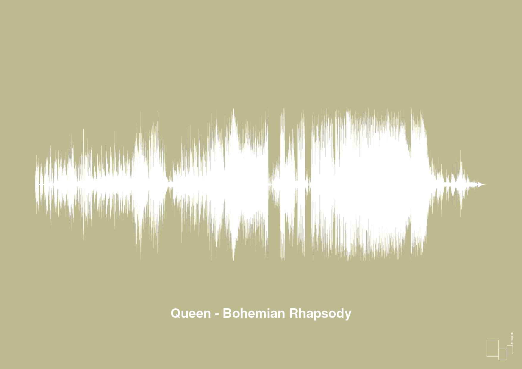 plakat: queen - bohemian rhapsody - back to nature-Soundwave-A1two3