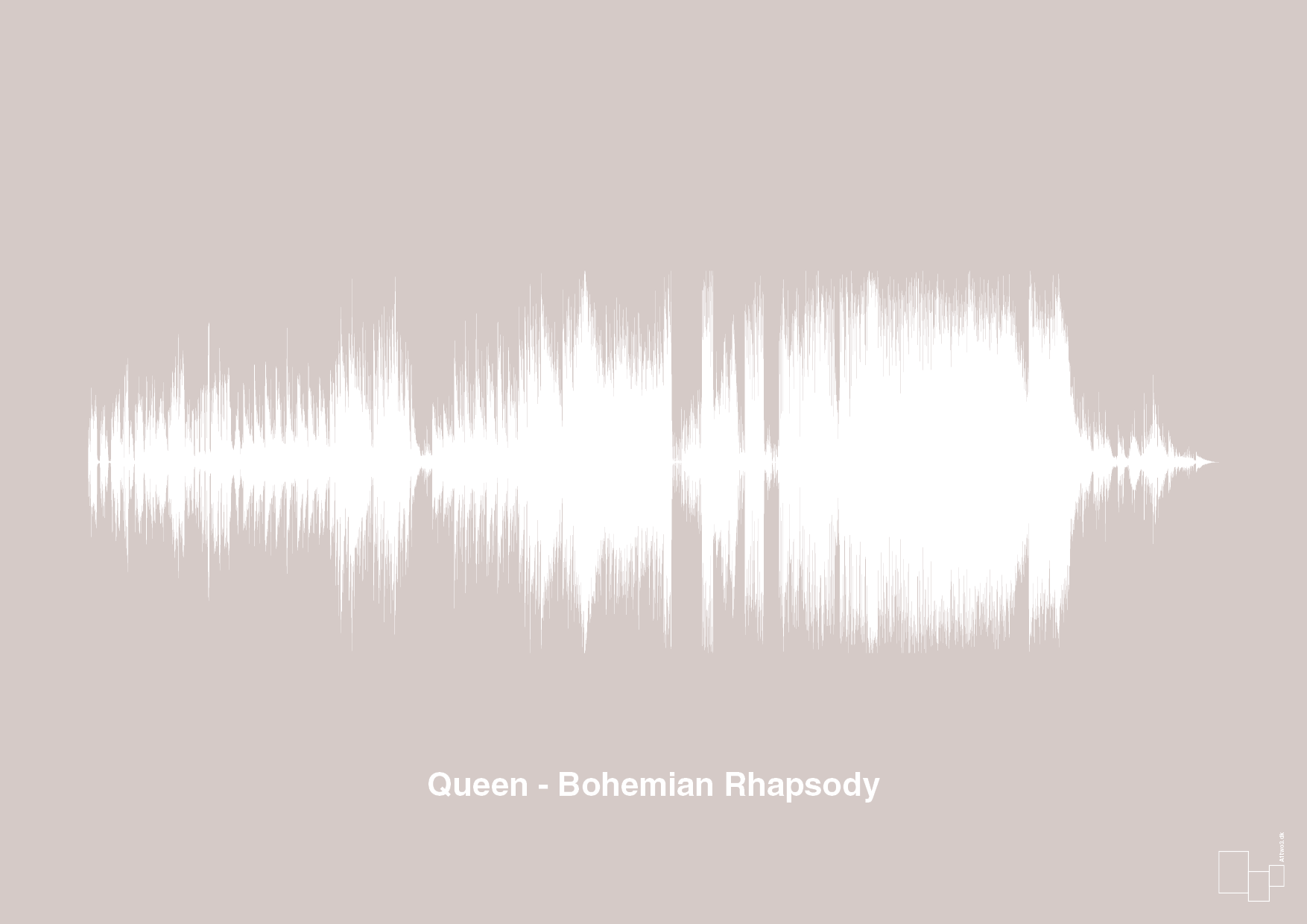 plakat: queen - bohemian rhapsody - broken beige-Soundwave-A1two3