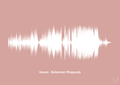 plakat: queen - bohemian rhapsody - bubble shell-Soundwave-A1two3