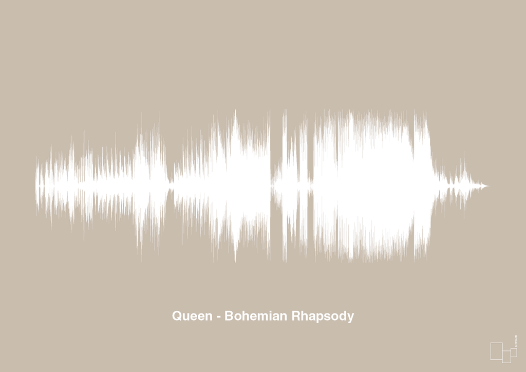 plakat: queen - bohemian rhapsody - creamy mushroom-Soundwave-A1two3
