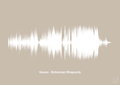 plakat: queen - bohemian rhapsody - creamy mushroom-Soundwave-A1two3
