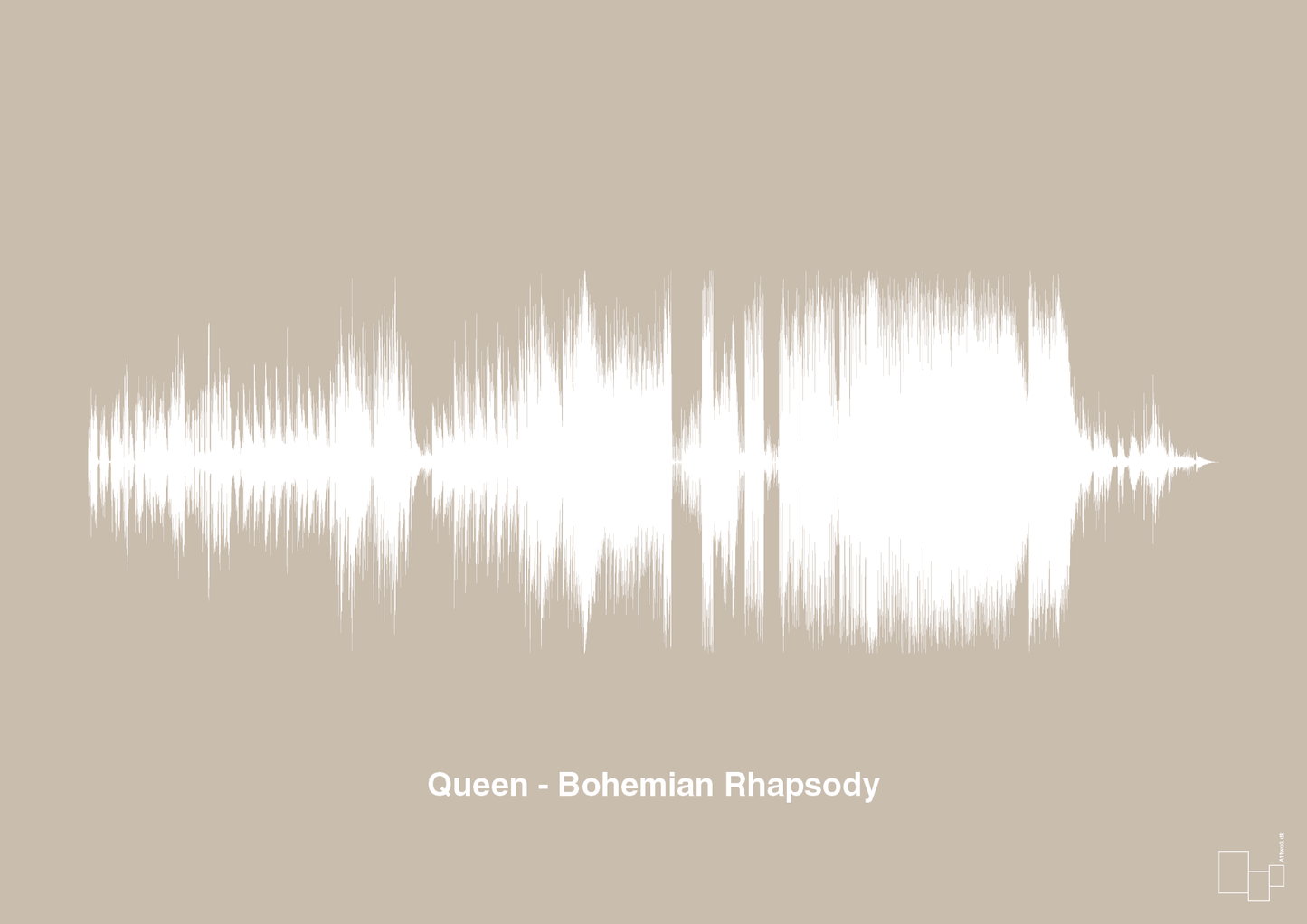 plakat: queen - bohemian rhapsody - creamy mushroom-Soundwave-A1two3