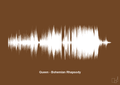 plakat: queen - bohemian rhapsody - dark brown-Soundwave-A1two3
