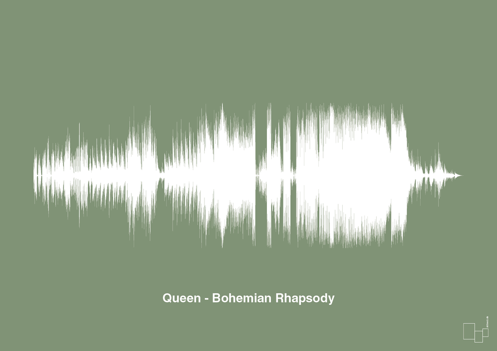 plakat: queen - bohemian rhapsody - jade-Soundwave-A1two3