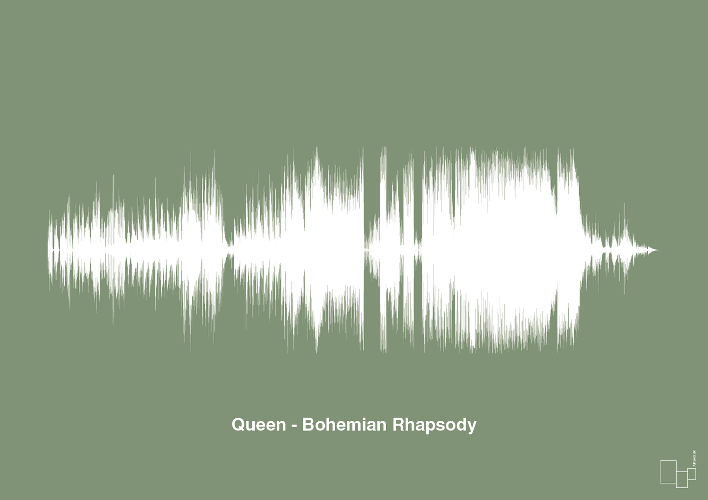 plakat: queen - bohemian rhapsody - jade-Soundwave-A1two3