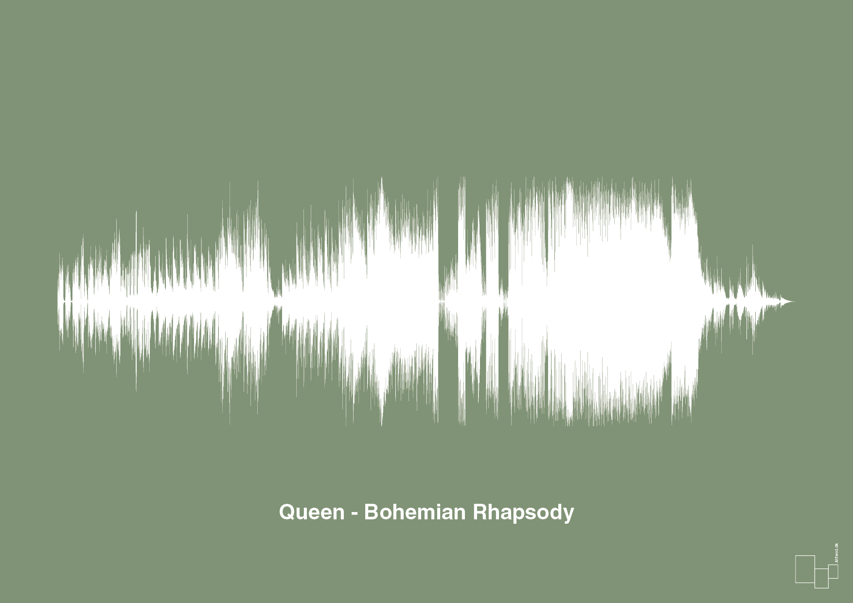 plakat: queen - bohemian rhapsody - jade-Soundwave-A1two3