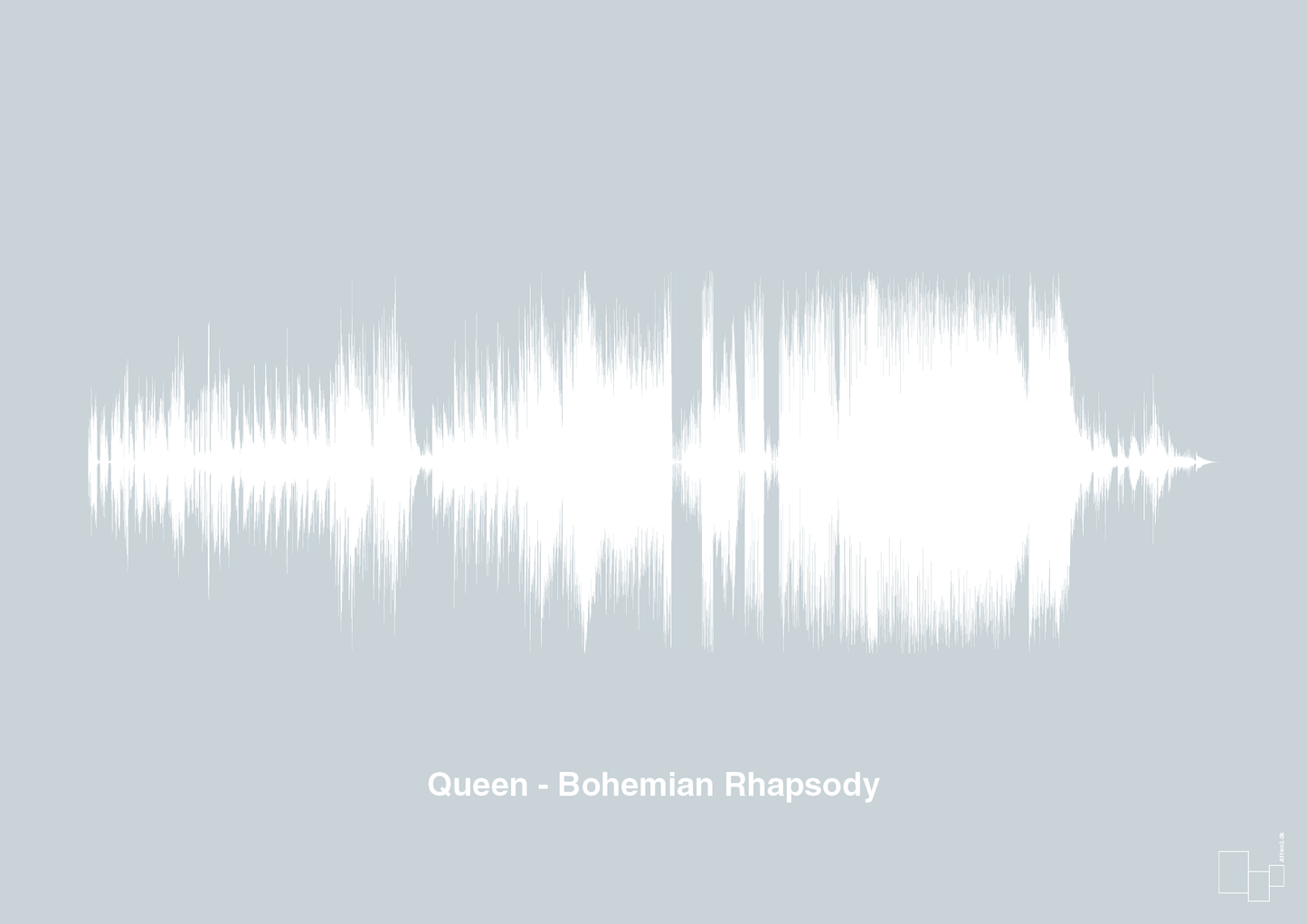 plakat: queen - bohemian rhapsody - light drizzle-Soundwave-A1two3